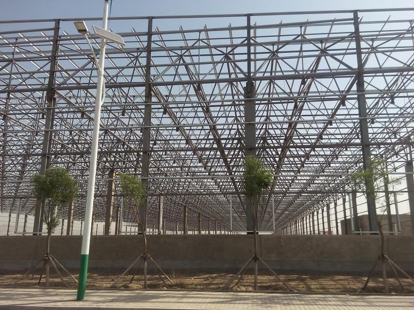 青浦汽车工业厂房网架